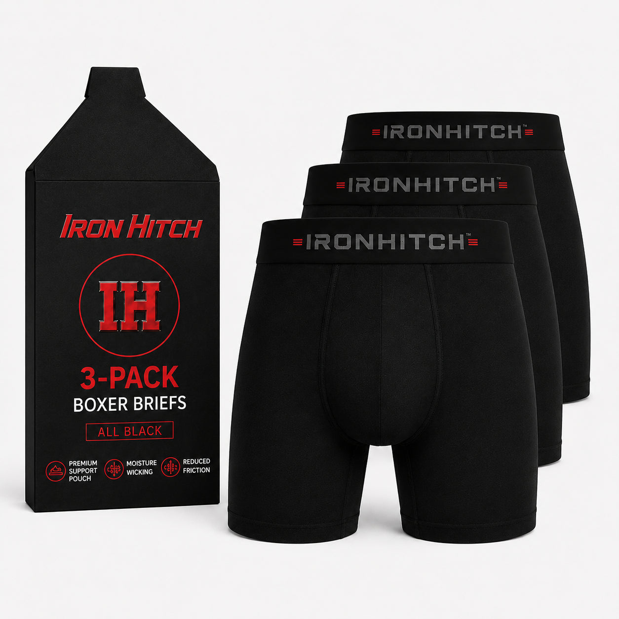 Iron Hitch® 3-Pack – All Black