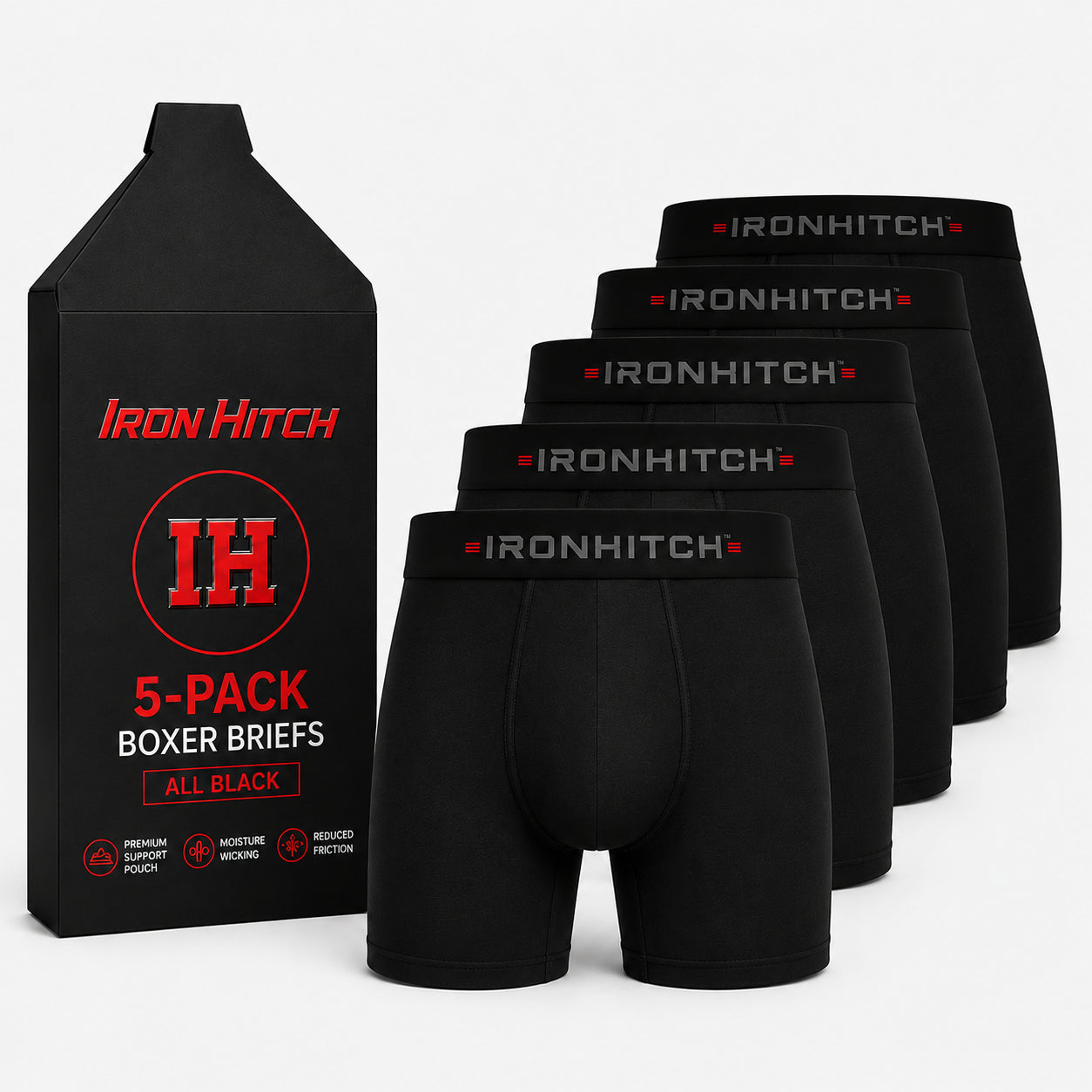 Iron Hitch® 5-Pack – All Black